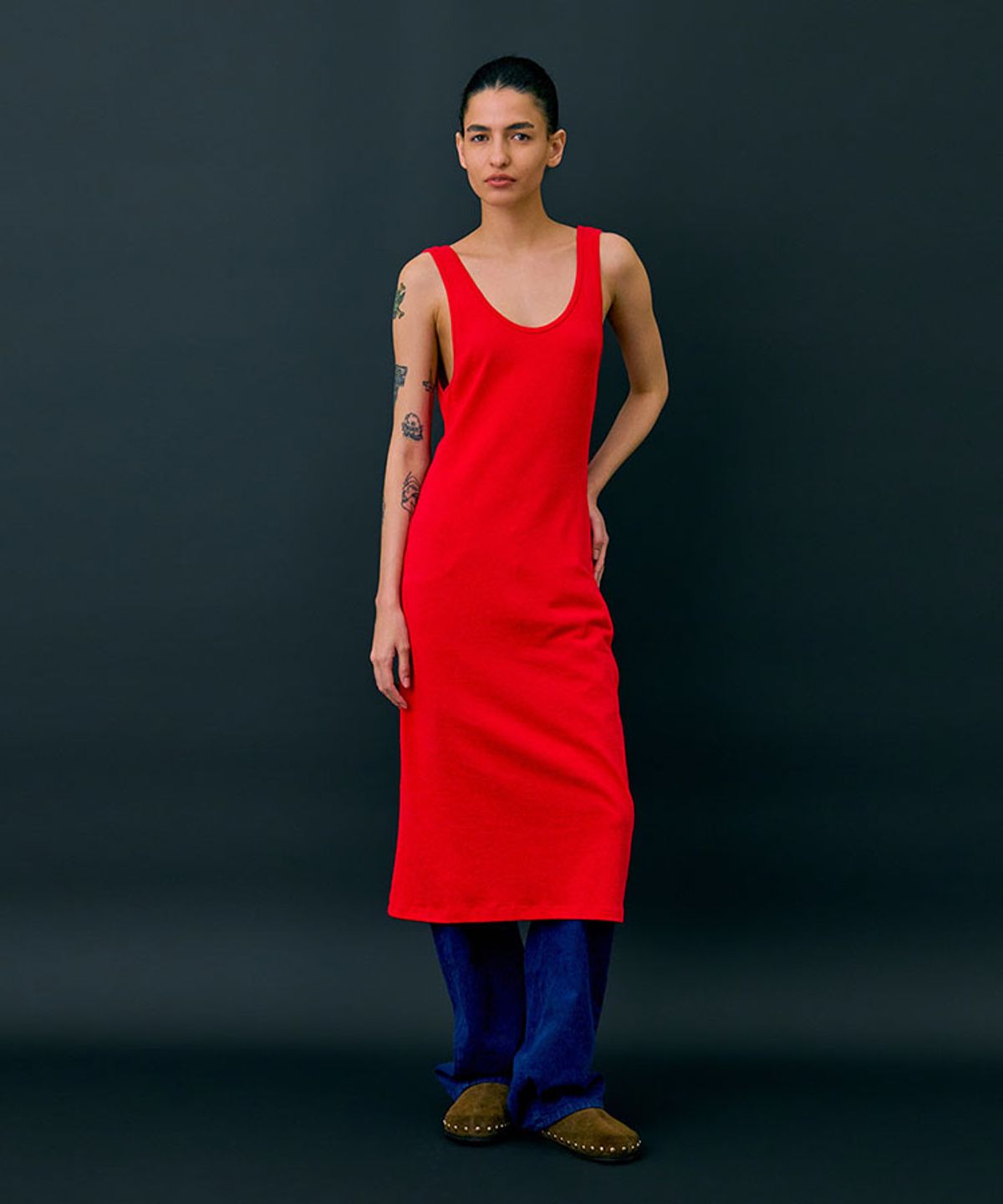 분더캄머(WNDERKAMMER) Easy One-piece_Red