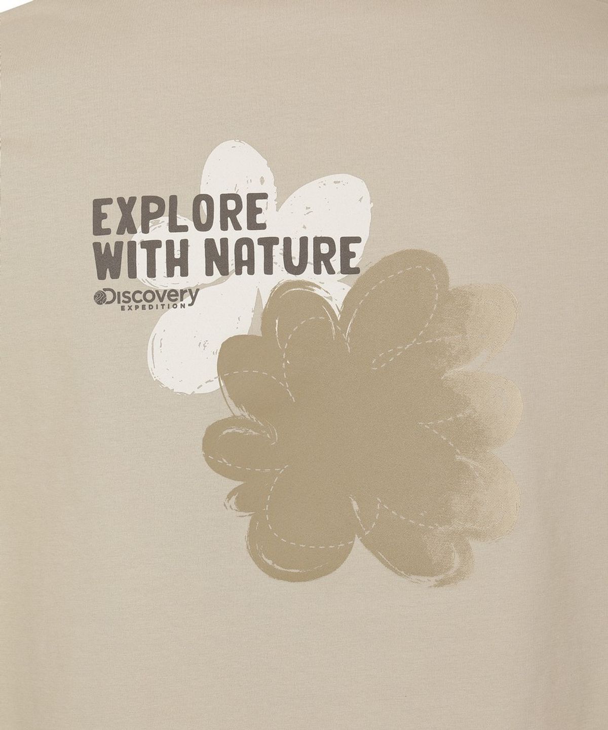 디스커버리 익스페디션(DISCOVERY EXPEDITION) 유니 프레시벤트 네이처 반팔티셔츠 (BEIGE2)