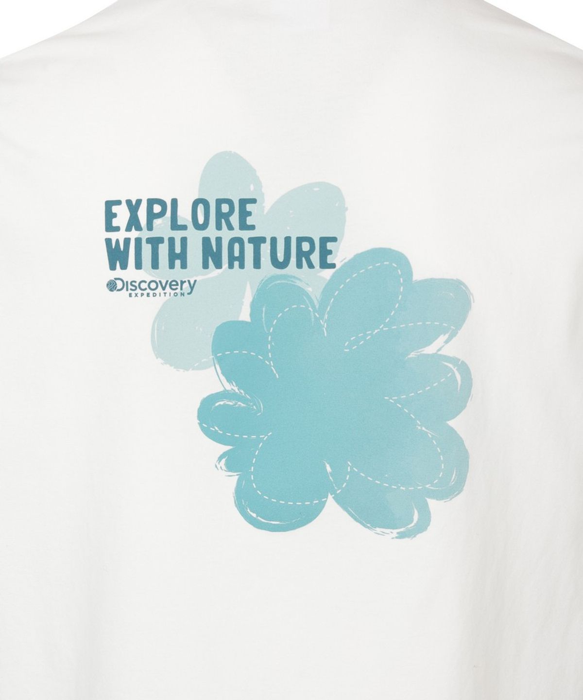 디스커버리 익스페디션(DISCOVERY EXPEDITION) 유니 프레시벤트 네이처 반팔티셔츠 (WHITE)