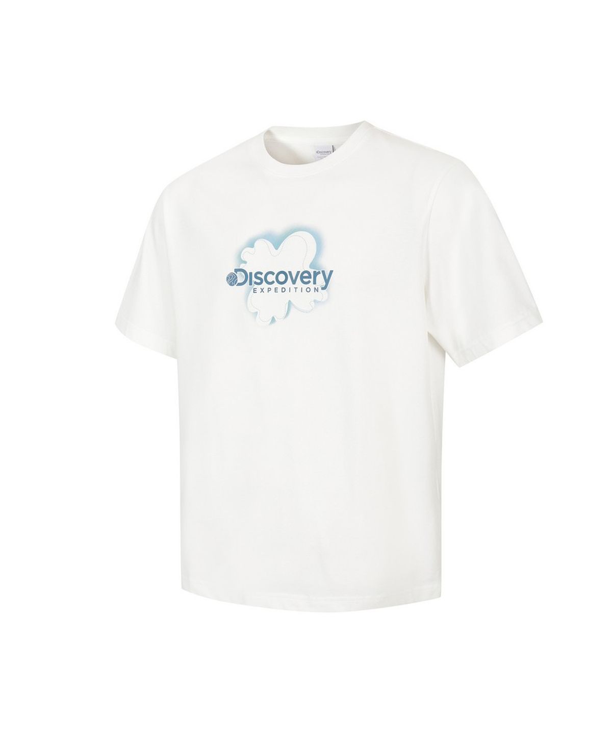 디스커버리 익스페디션(DISCOVERY EXPEDITION) 유니 프레시벤트 맵 레터링 반팔티셔츠 (WHITE)