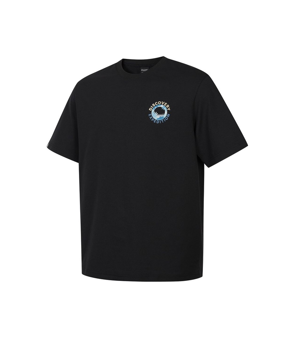 디스커버리 익스페디션(DISCOVERY EXPEDITION) 유니 스몰 리프 그래픽 반팔티셔츠 (BLACK)