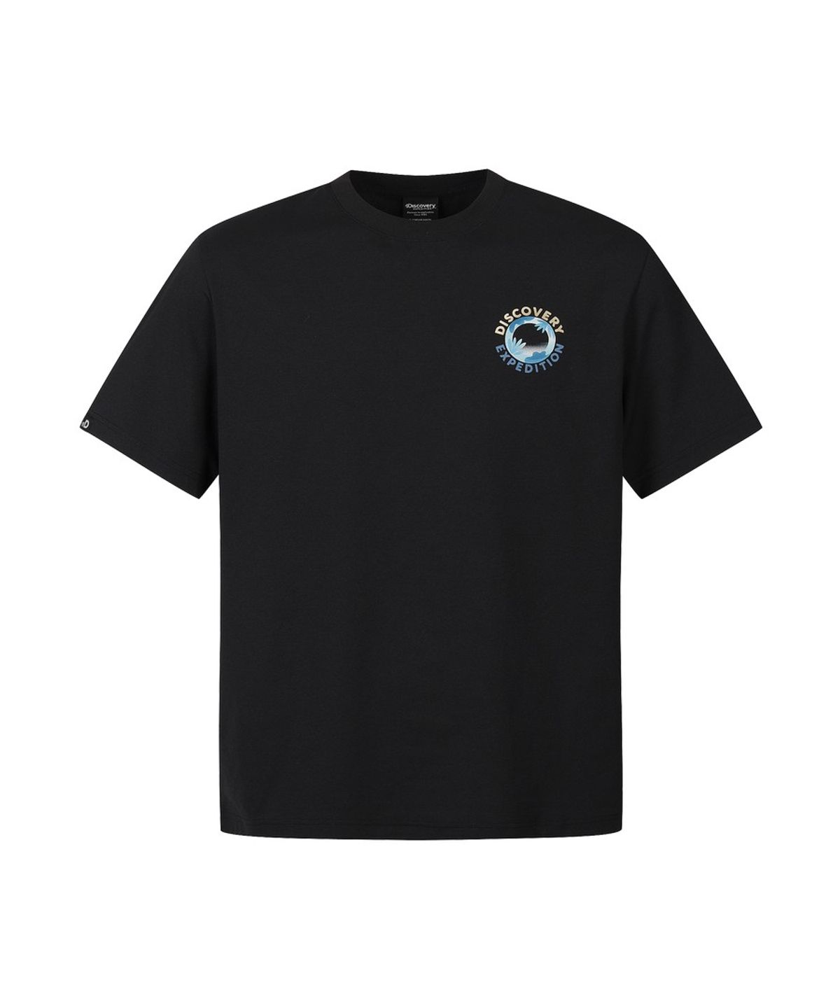 디스커버리 익스페디션(DISCOVERY EXPEDITION) 유니 스몰 리프 그래픽 반팔티셔츠 (BLACK)