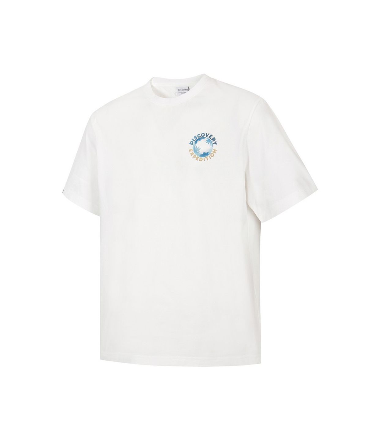 디스커버리 익스페디션(DISCOVERY EXPEDITION) 유니 스몰 리프 그래픽 반팔티셔츠 (WHITE)