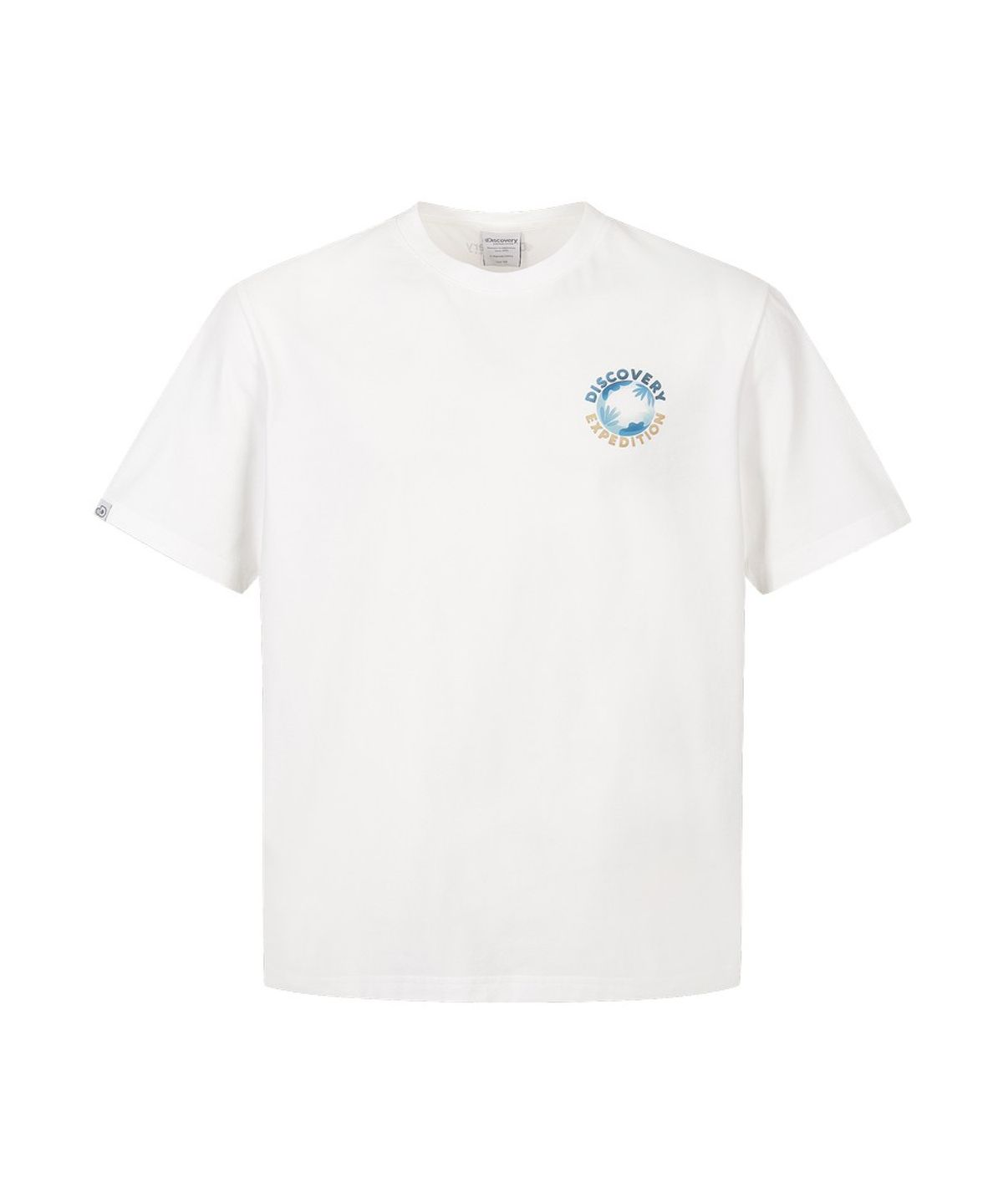 디스커버리 익스페디션(DISCOVERY EXPEDITION) 유니 스몰 리프 그래픽 반팔티셔츠 (WHITE)
