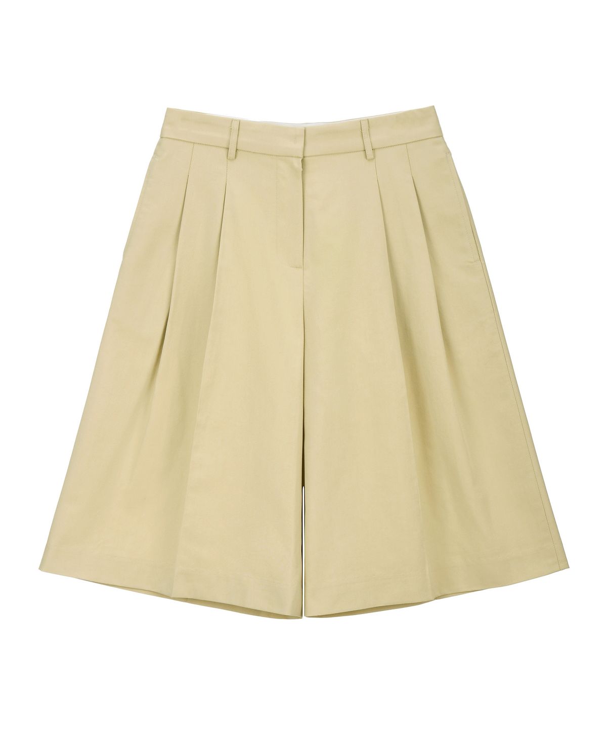퀸스래빗(Q'SRB) Pound Cotton Bermuda Tuck Pants