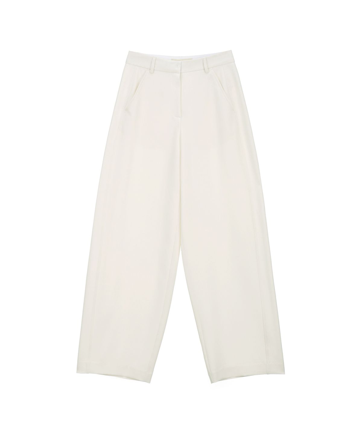 퀸스래빗(Q'SRB) Formal Stretch Wide-Leg Curved Slacks