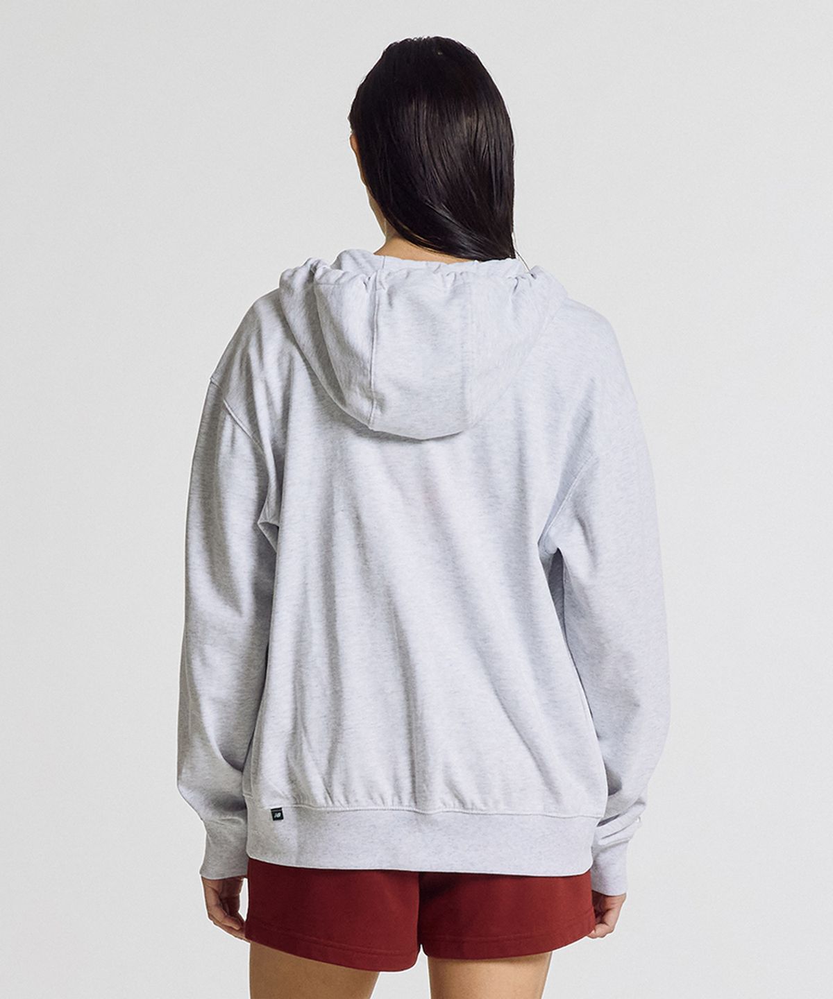 뉴발란스(NEW BALANCE) NBMDG21403 / UNI 에센셜 썸머 경량 후드집업 (LIGHT GRAY)