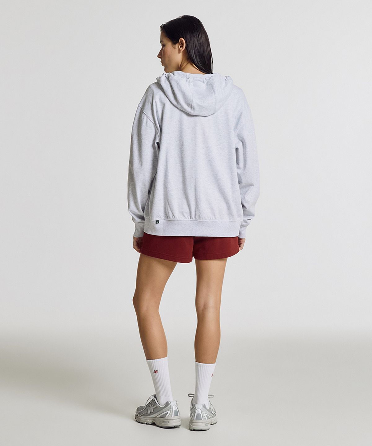뉴발란스(NEW BALANCE) NBMDG21403 / UNI 에센셜 썸머 경량 후드집업 (LIGHT GRAY)