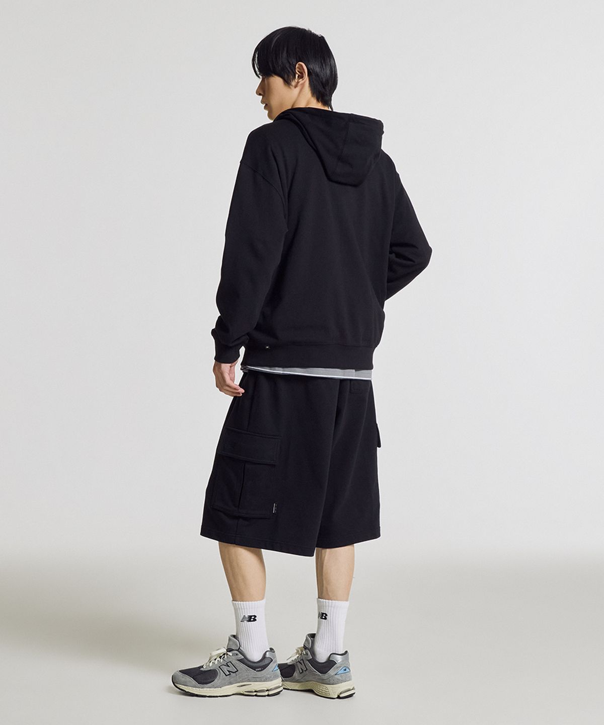 뉴발란스(NEW BALANCE) NBMDG21403 / UNI 에센셜 썸머 경량 후드집업 (BLACK)