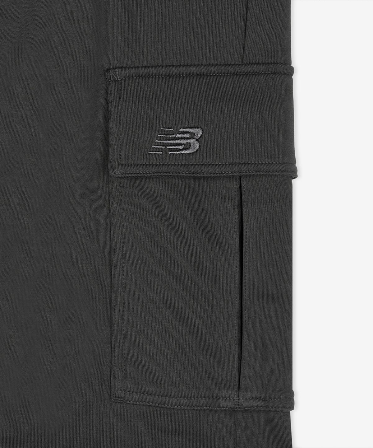 뉴발란스(NEW BALANCE) NBNVG21423 / UNI 에센셜 7부 카고 쇼츠 (CHARCOAL)