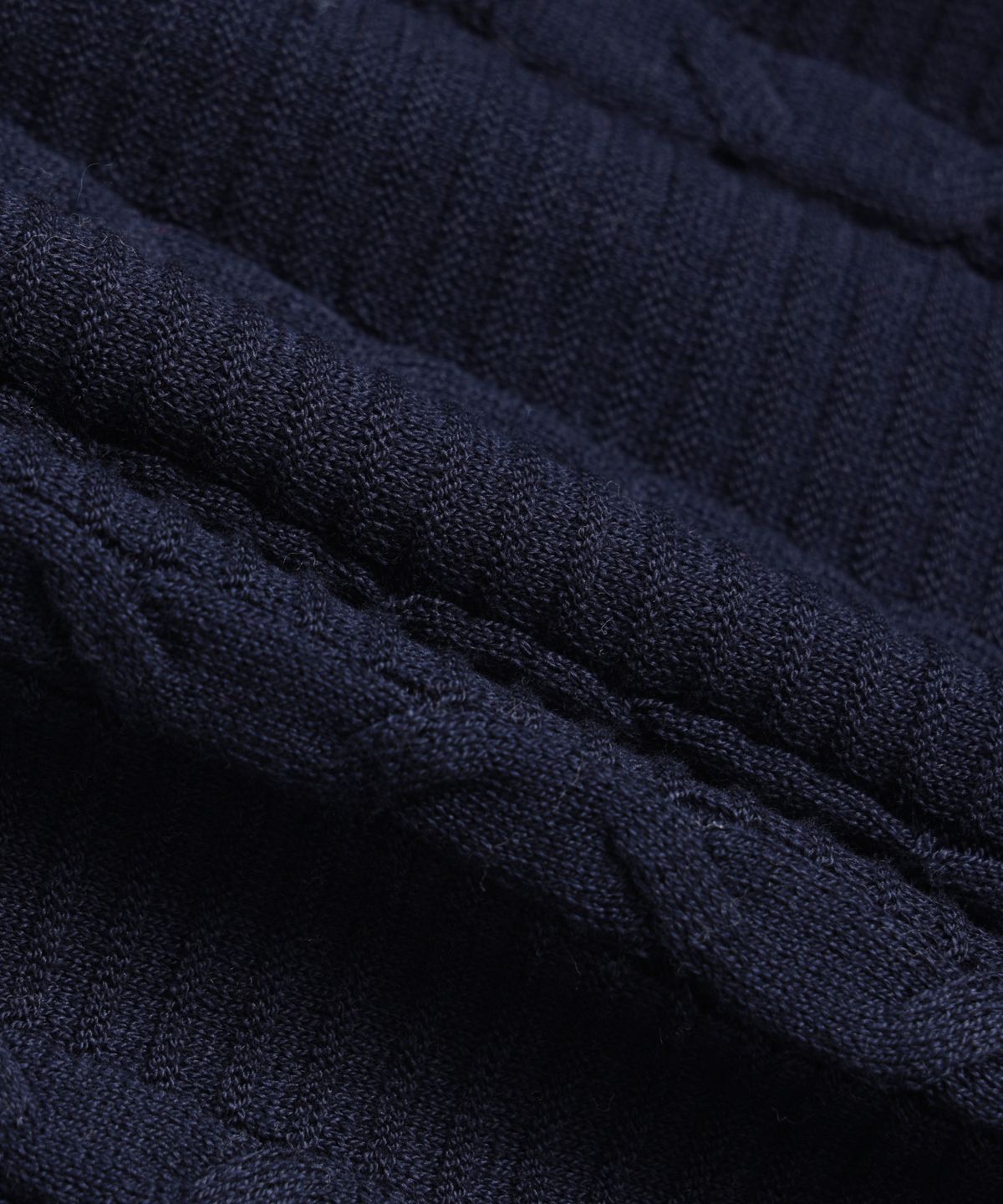 브룩스 브라더스(BROOKS BROTHERS) 테니스 브이넥 케이블 스웨터 (네이비) (BBWNMMG101)