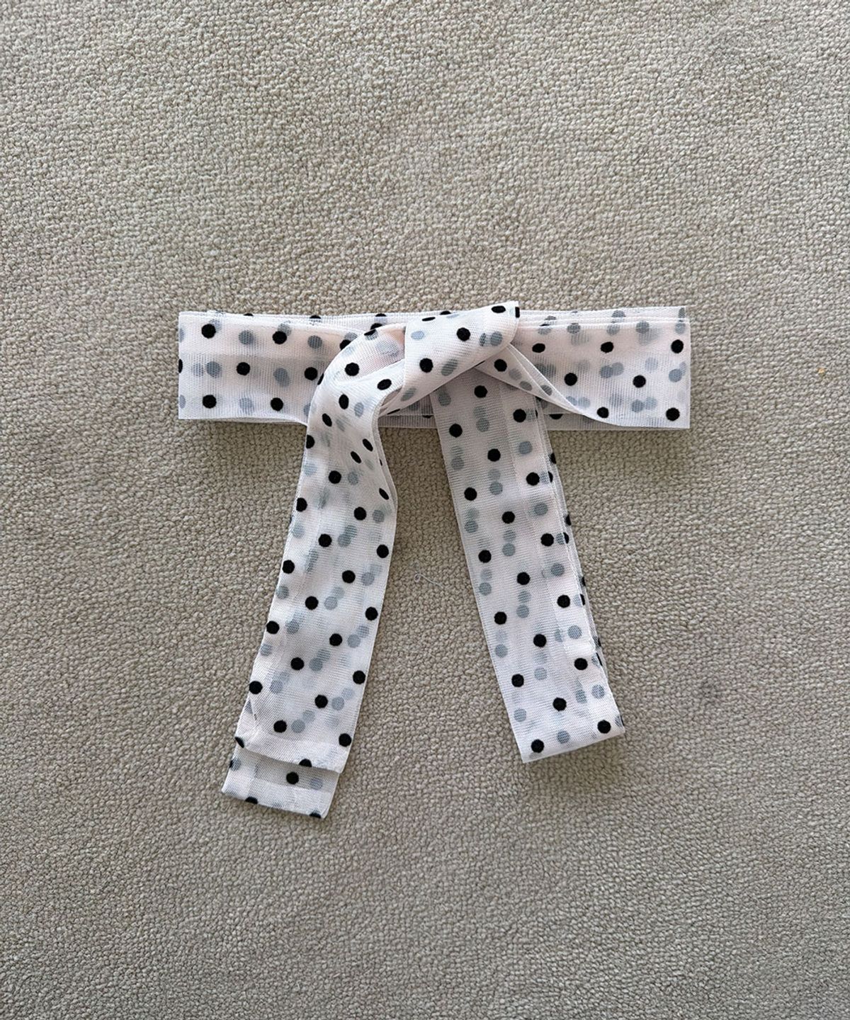 어패럴아카이브(APPAREL ARCHIVE) Kin dot scarf - Ivory