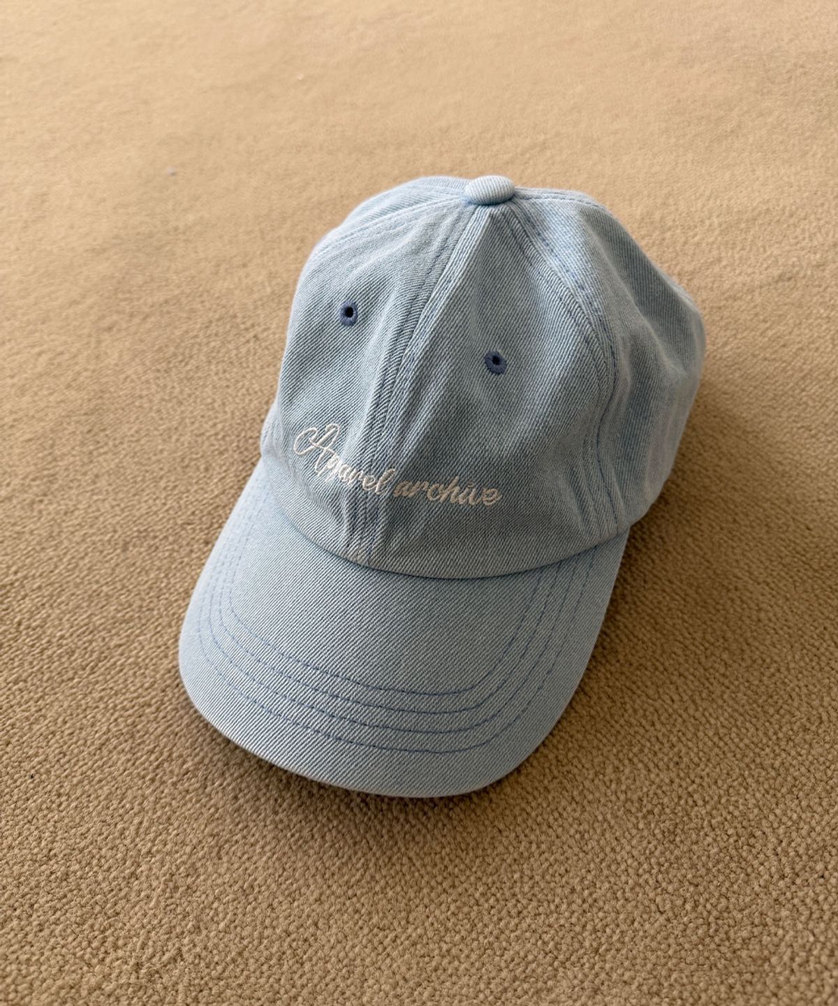 어패럴아카이브(APPAREL ARCHIVE) Yes washing cap - Denim
