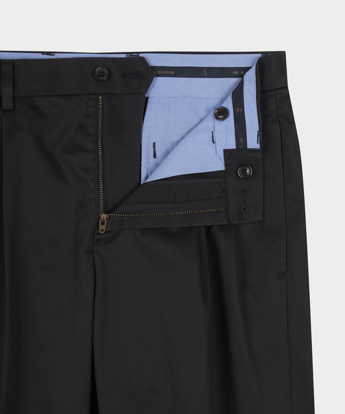 브룩스 브라더스(BROOKS BROTHERS) 트레디셔널핏 라이트웨이트 어드밴티지 치노 (블랙) (BBPCMMZ503)