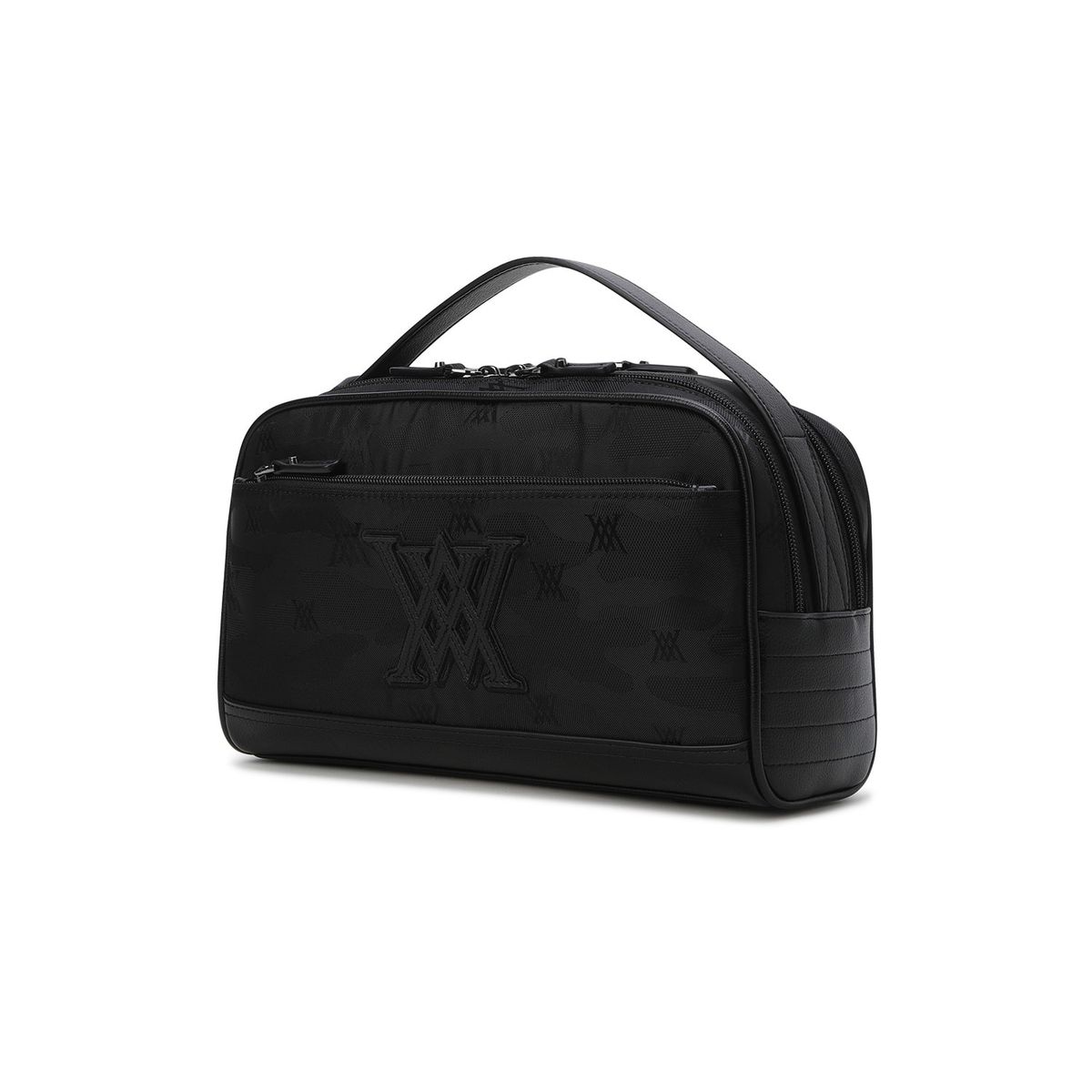 어뉴골프(ANEW GOLF) UNI CAMO JACQUARD POUCH_BK