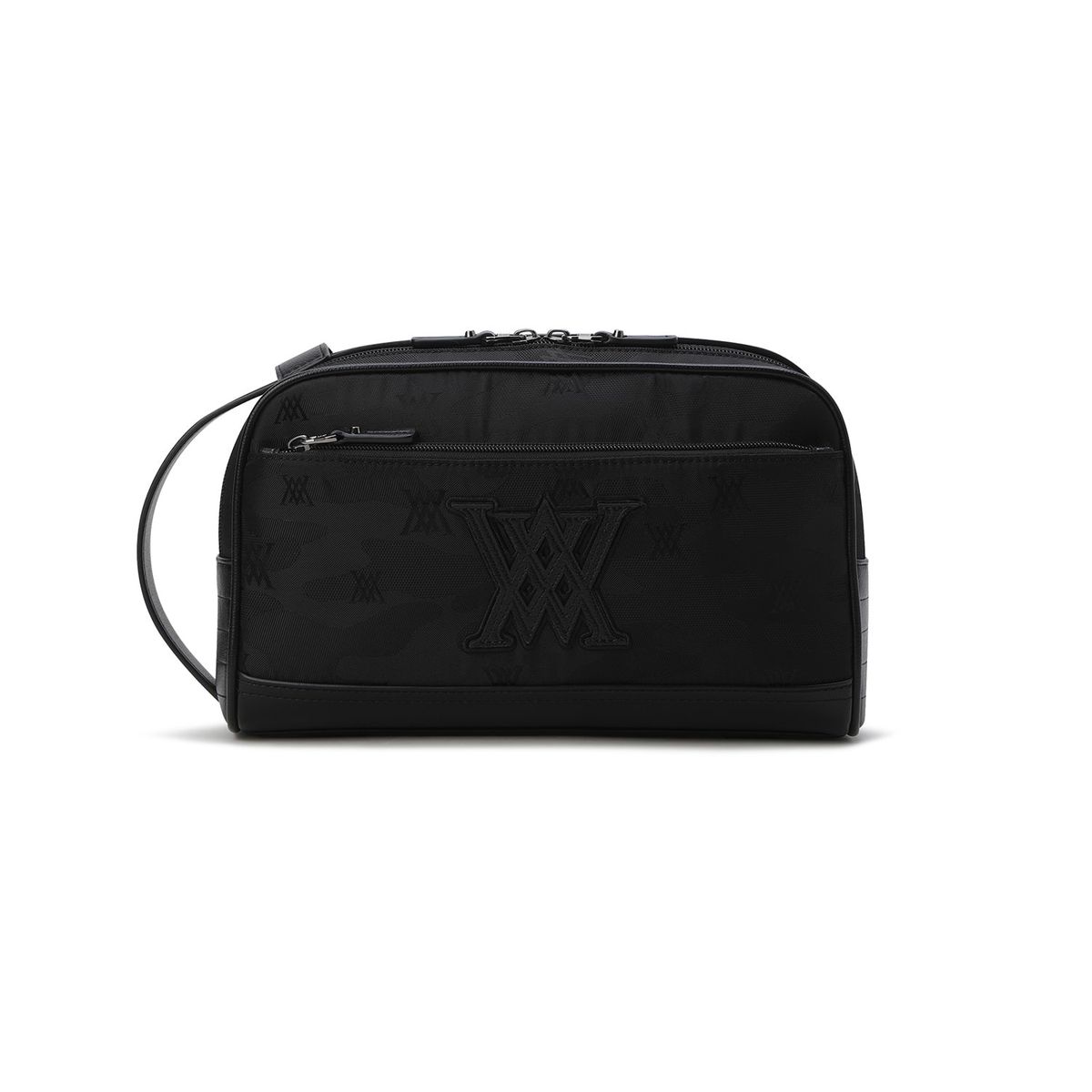 어뉴골프(ANEW GOLF) UNI CAMO JACQUARD POUCH_BK