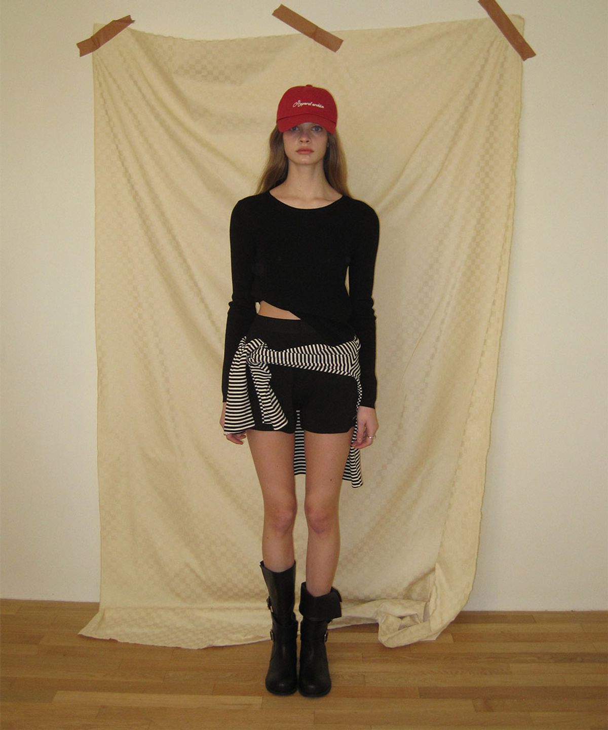 어패럴아카이브(APPAREL ARCHIVE) Elo summer knit shorts - Black
