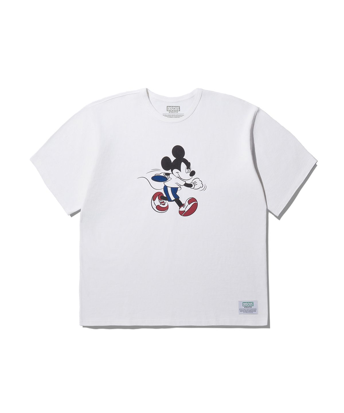 디스커스 애슬레틱(DISCUS ATHLETIC) [2COLORS] 원반 미키 티셔츠