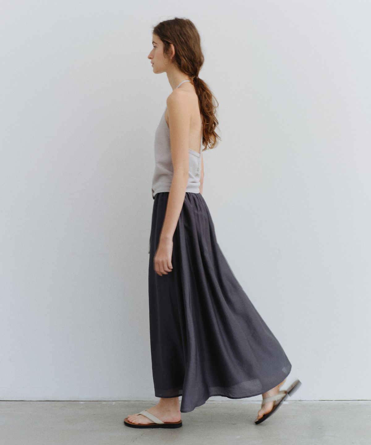 유라고(URAGO) Charlotte shirring long skirt