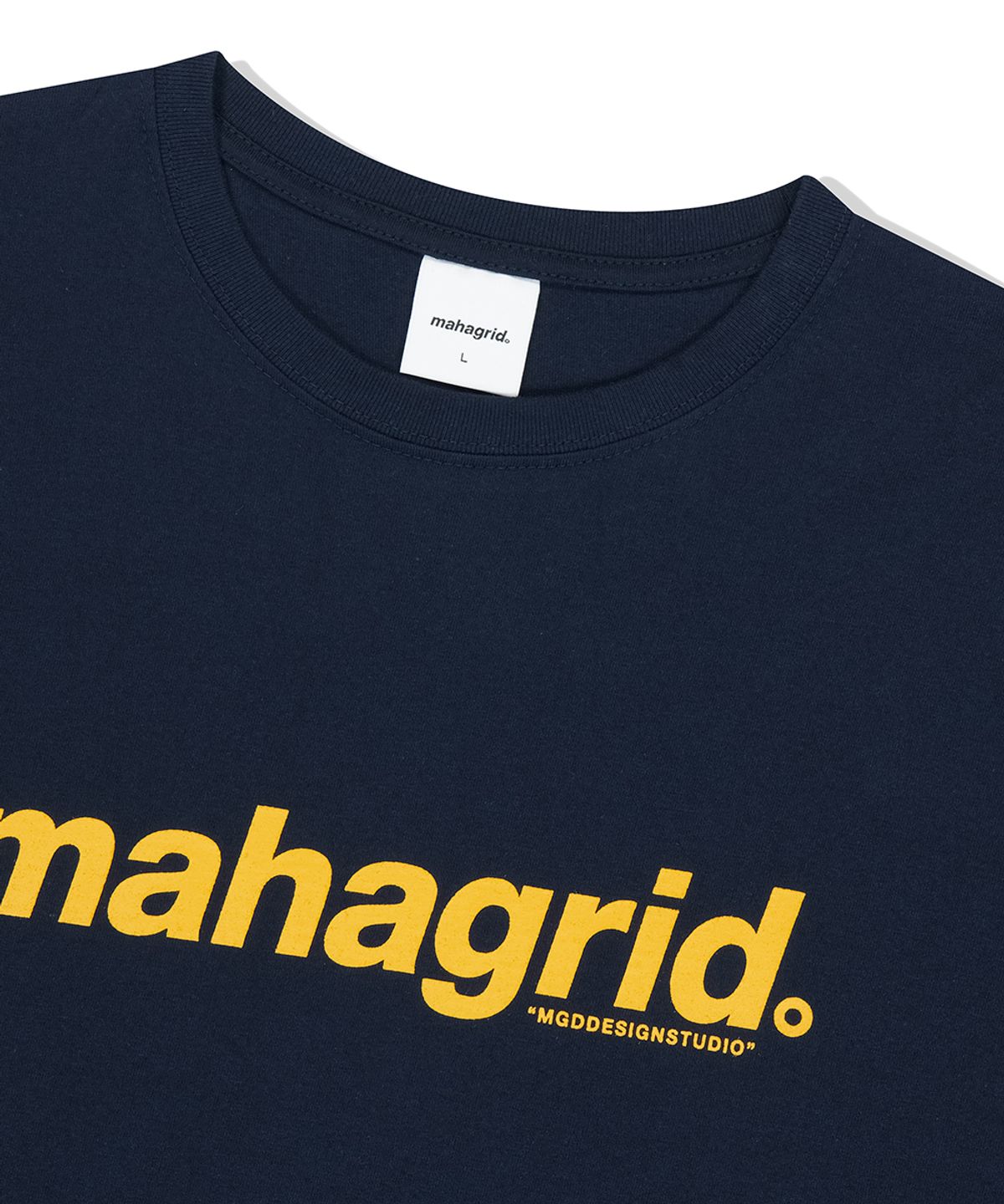 마하그리드(MAHAGRID) BASIC LOGO TEE NAVY(MG2CMMT502A)