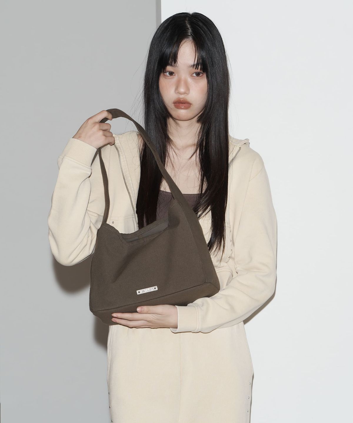 피넛루프(PEANUT LOOP) Essential Organizer Bag Khaki