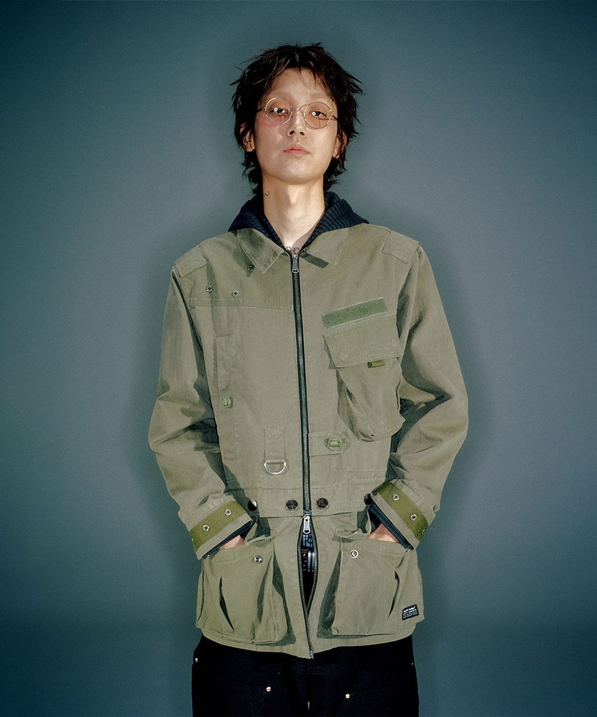 베이컨트 아카이브(VACANT ARCHIVE) MEN LEVINE DOCKING FIELD JACKET KHAKI