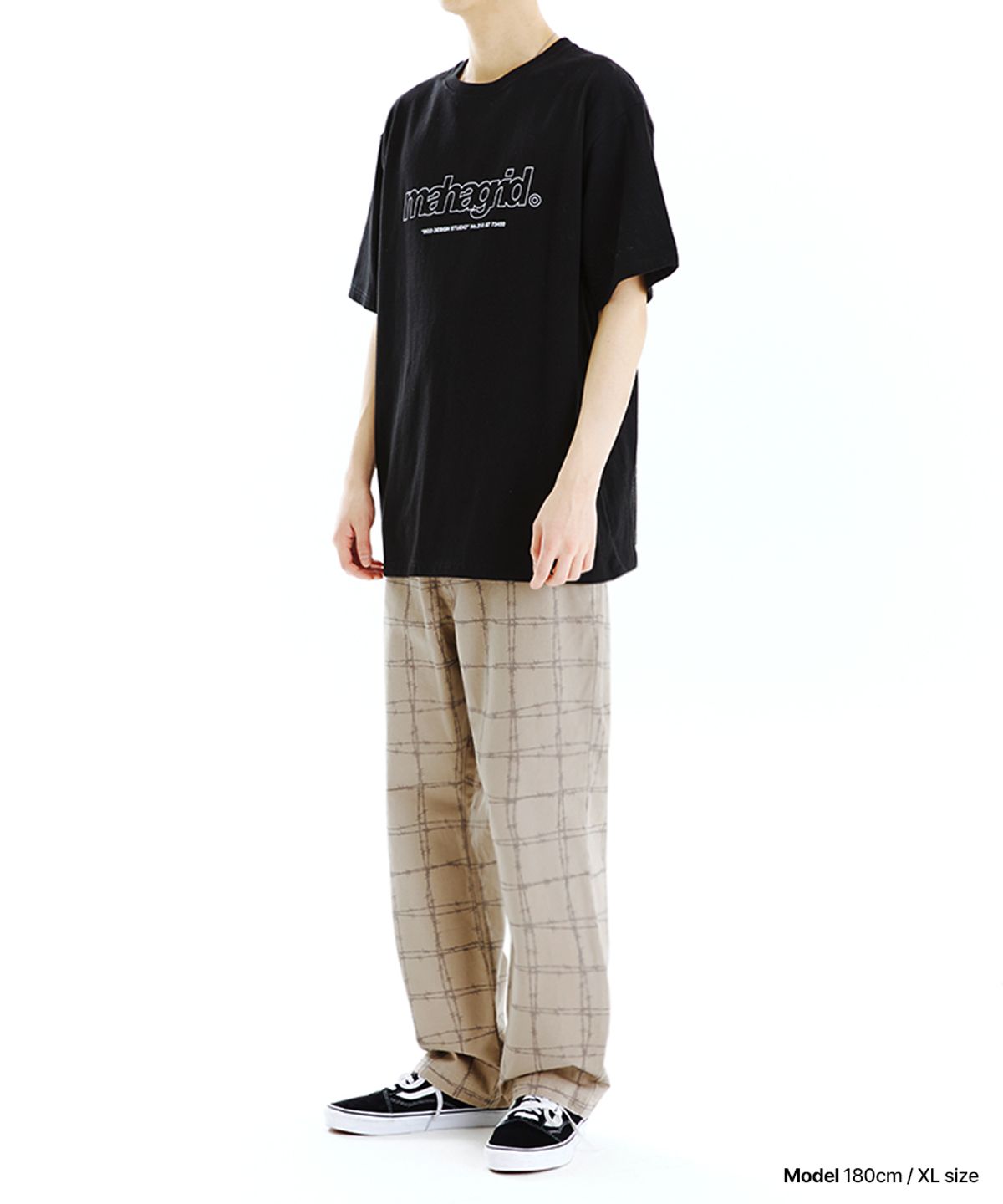 마하그리드(MAHAGRID) THIRD LOGO TEE BLACK(MG2CMMT508A)