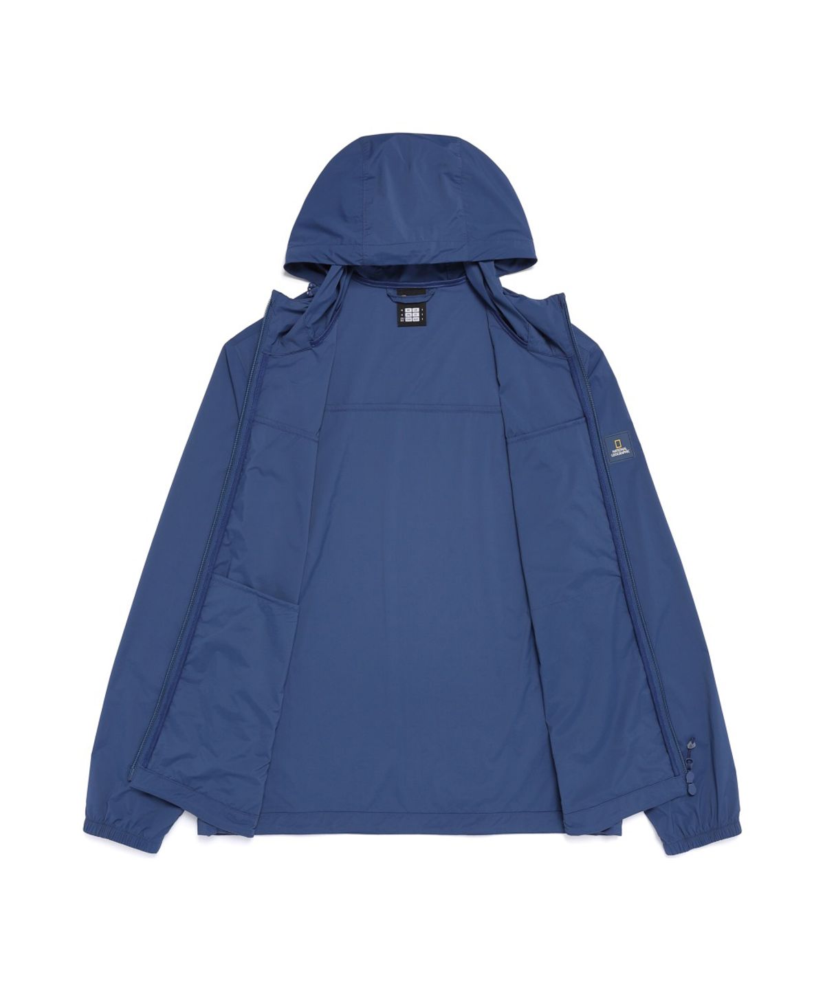 내셔널지오그래픽(NATIONALGEOGRAPHIC) N262UJP910 월리스 후드 풀집업 바람막이 DARK BLUE
