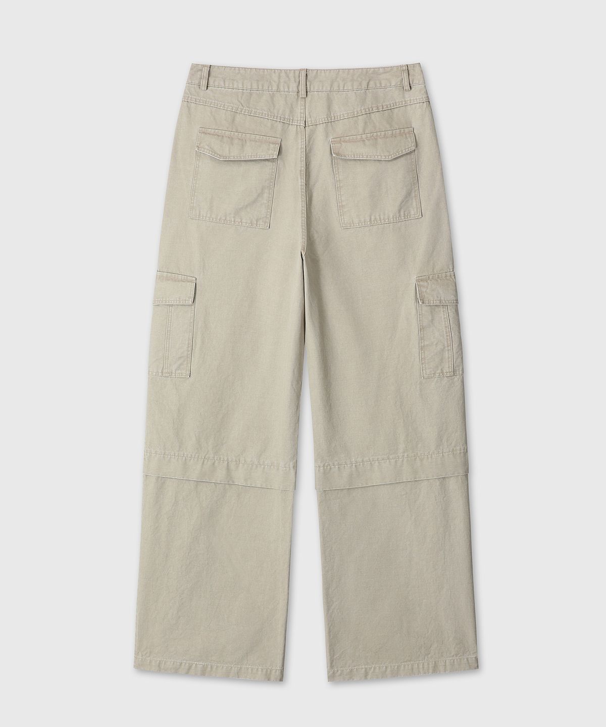 다이브인 우먼(DIVEIN WOMEN) COTTON CARGO PANTS (BEIGE)