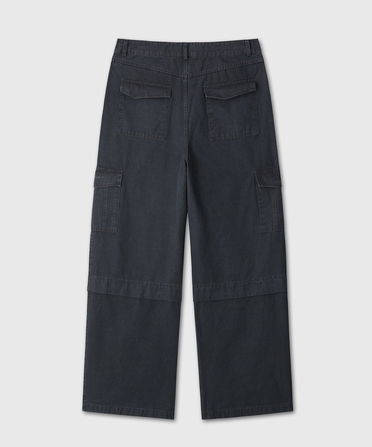 다이브인 우먼(DIVEIN WOMEN) COTTON CARGO PANTS (BLACK)