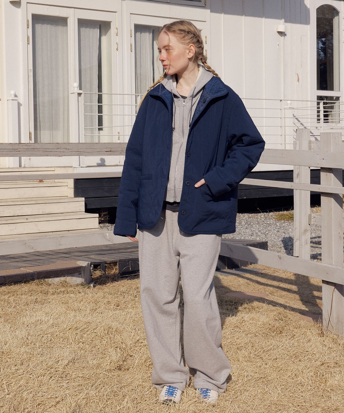프리터(FRITUR) Voyager Sweat Pants Grey_F261PT05