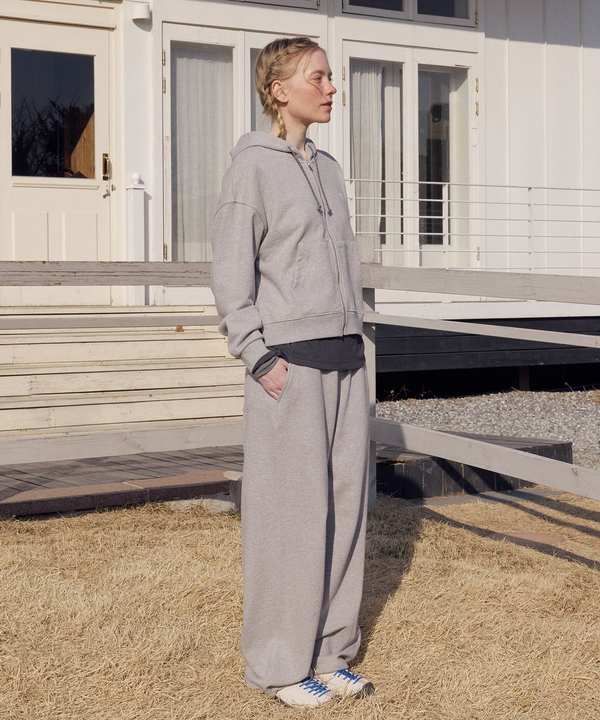 프리터(FRITUR) Voyager Sweat Pants Grey_F261PT05