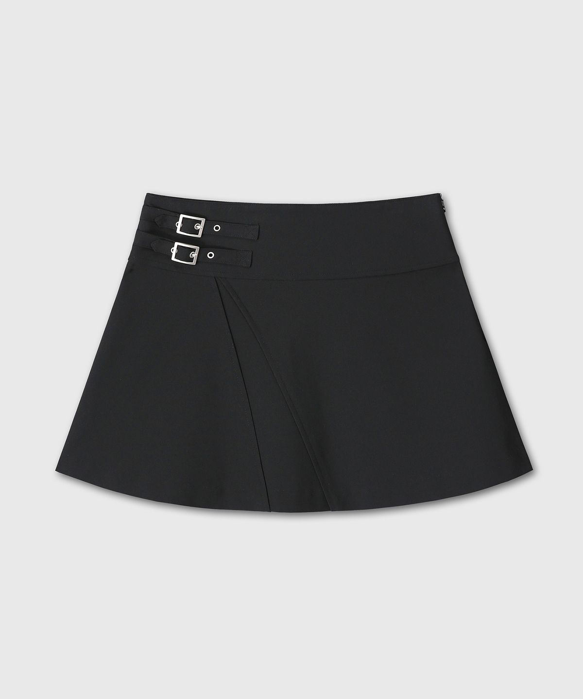 다이브인 우먼(DIVEIN WOMEN) FLARE SHORT SKIRT (BLACK)