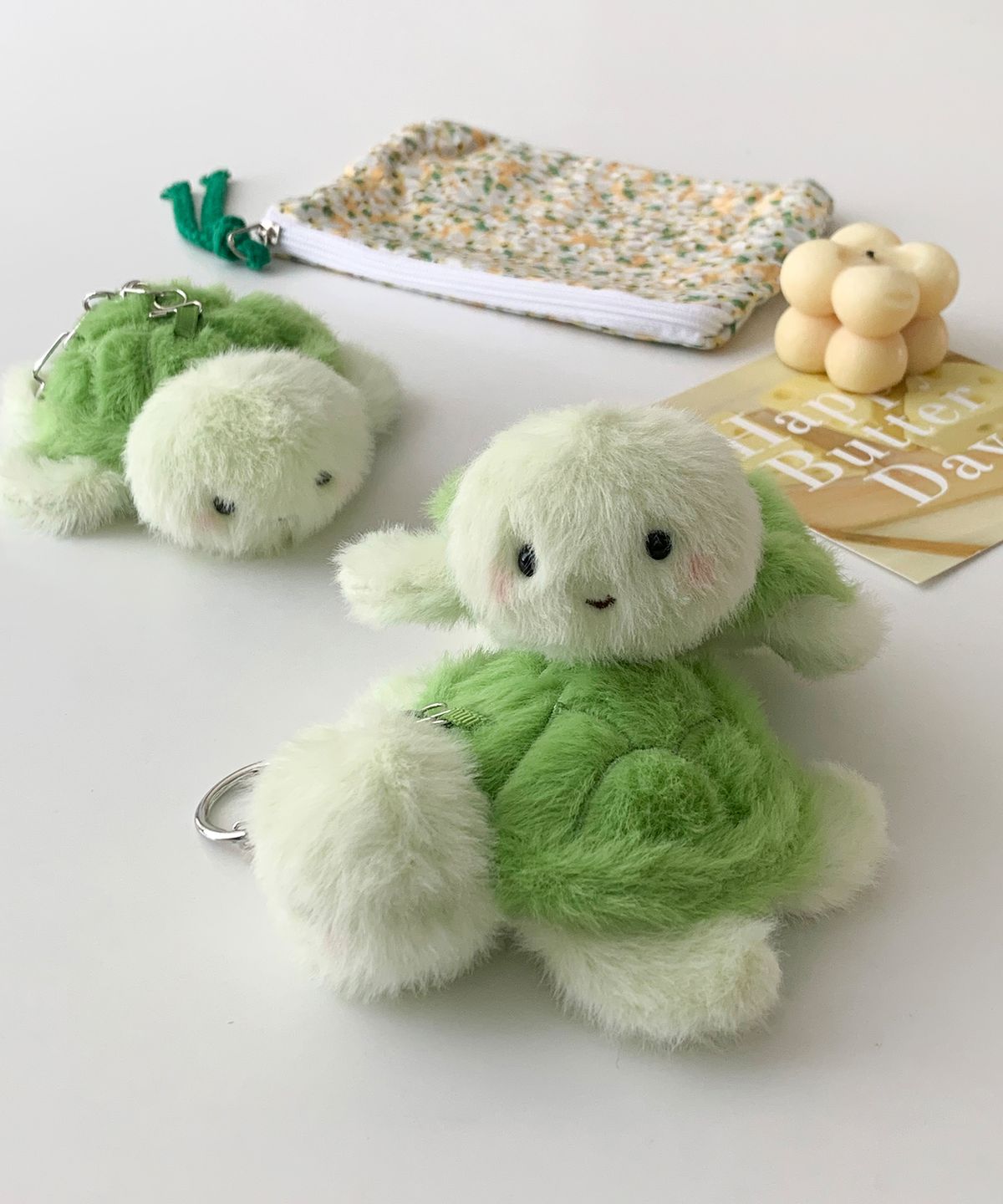 데데리트(DEDERIT) 귀여운 행운 복둥이 바다 거북이 꼬북이 인형 키링