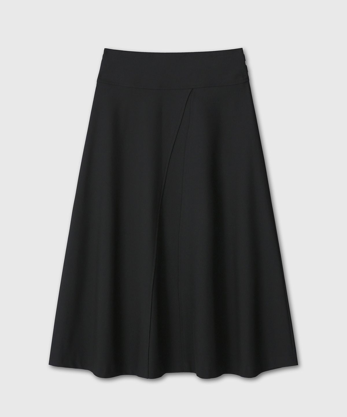 다이브인 우먼(DIVEIN WOMEN) FLARE LONG SKIRT (BLACK)
