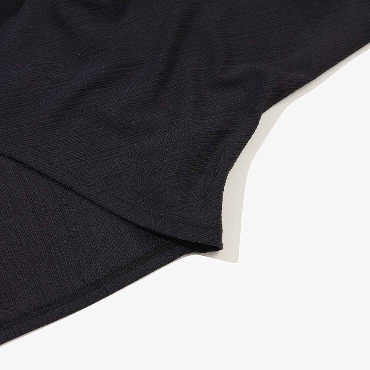 디아도라(diadora) 시어 골지 볼레로 BLACK