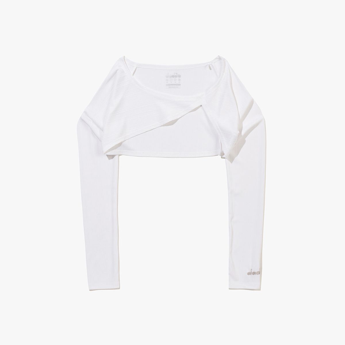 디아도라(diadora) 시어 골지 볼레로 OFF WHITE