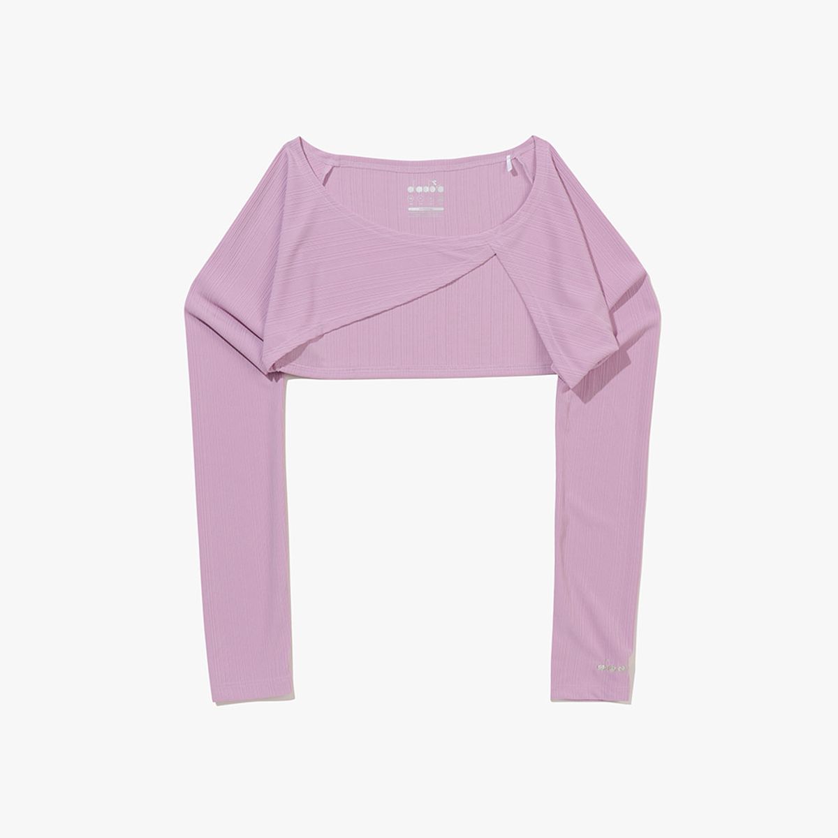 디아도라(diadora) 시어 골지 볼레로 VIOLET