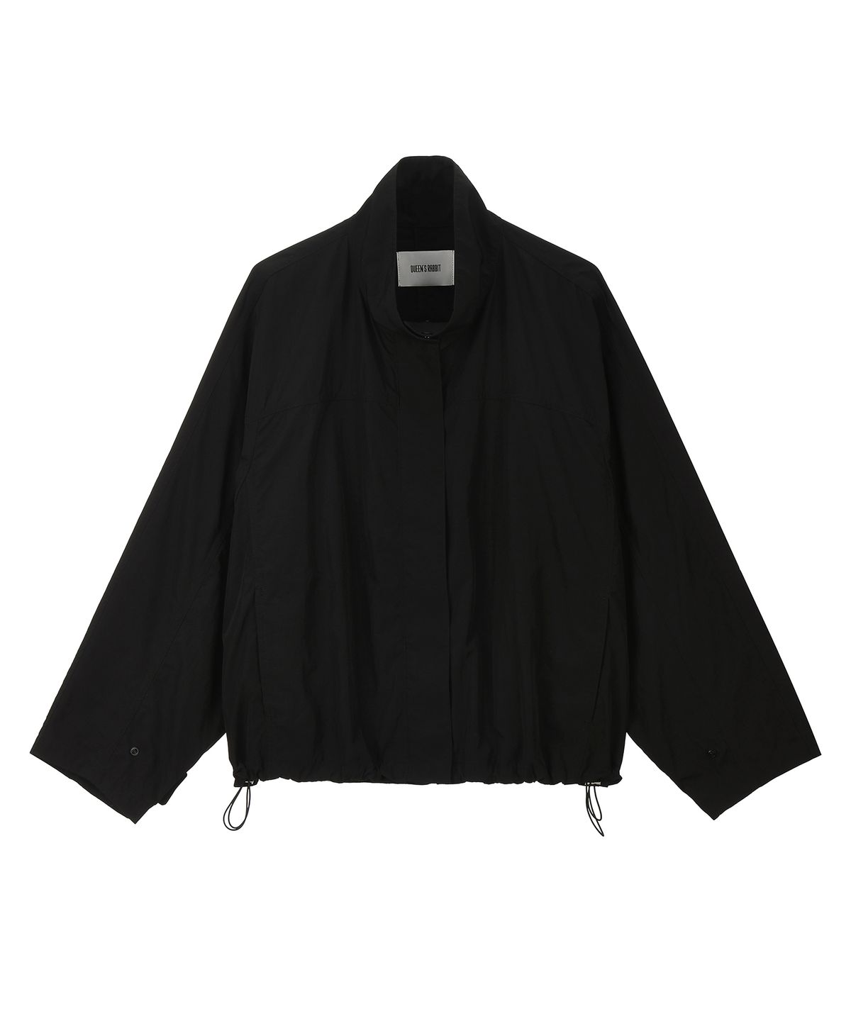 퀸스래빗(Q'SRB) High-Neck Raglan Drawstring Wind Jumper