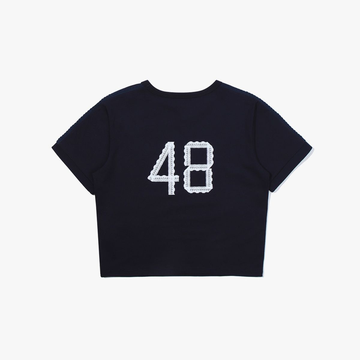 디아도라(diadora) 풋볼 무드 슬림 반팔 티셔츠 우먼 NAVY