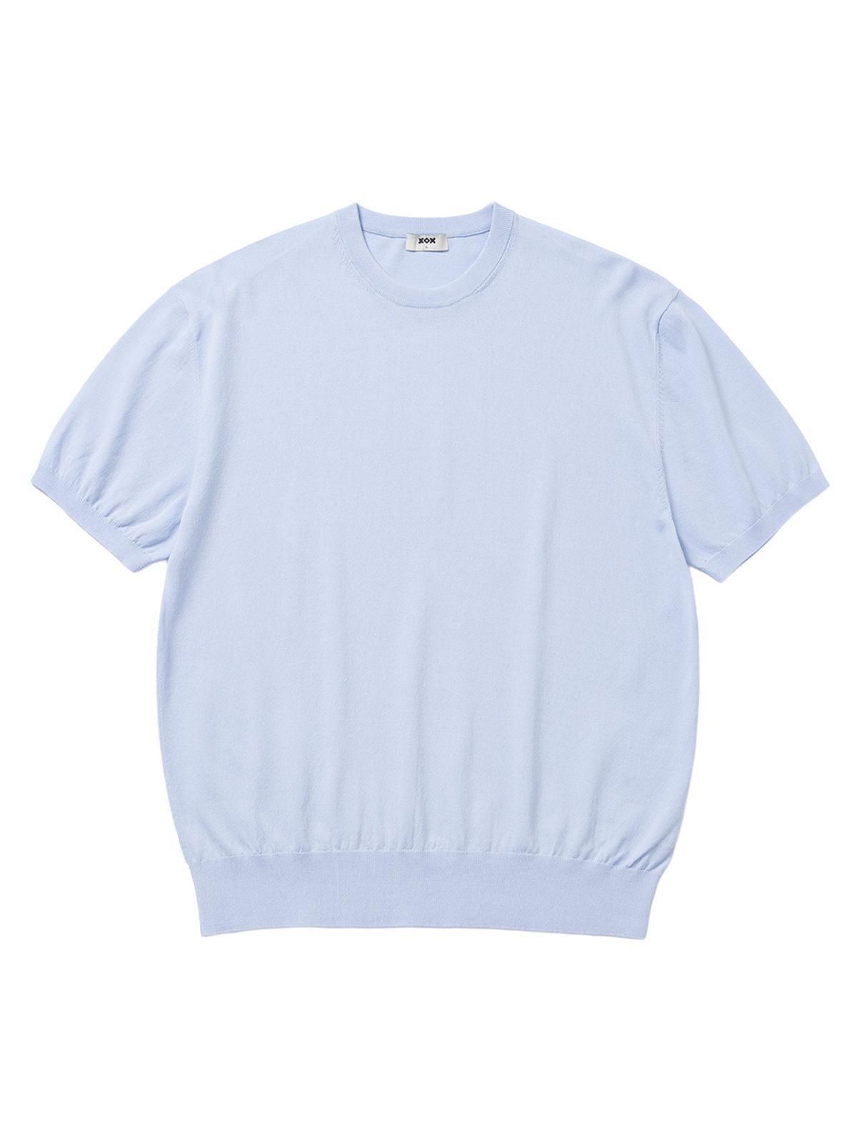 엑스오엑스(XOX) 베이직 쿨 라운드 크롭 반팔 니트(6color)