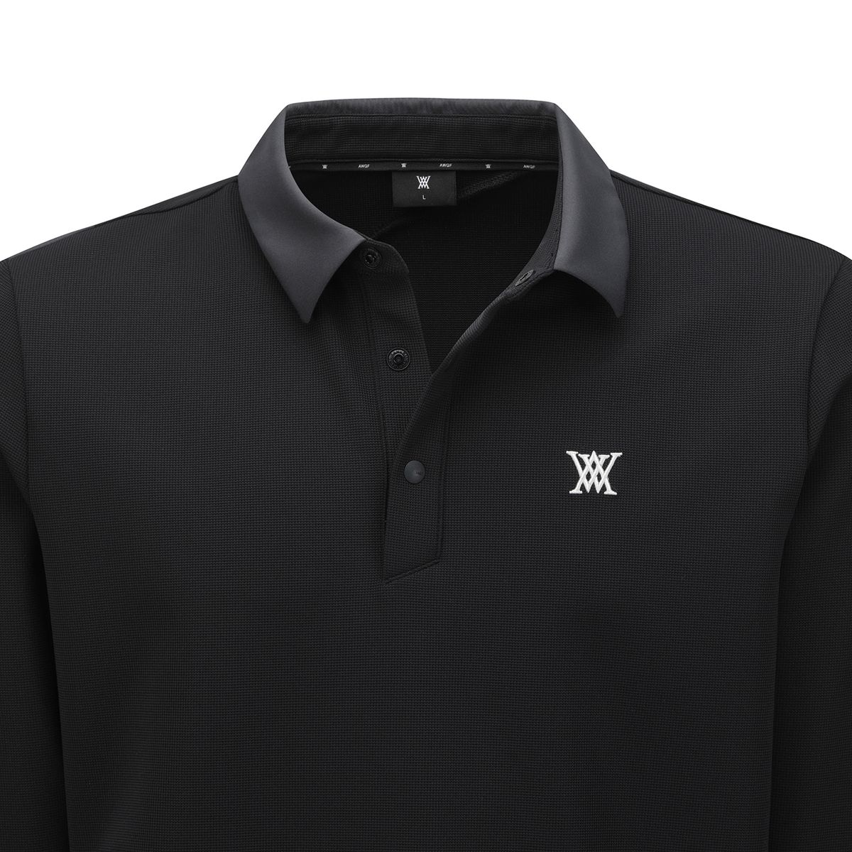 어뉴골프(ANEW GOLF) MEN ESSENTIAL LONG T-SHIRT_BK