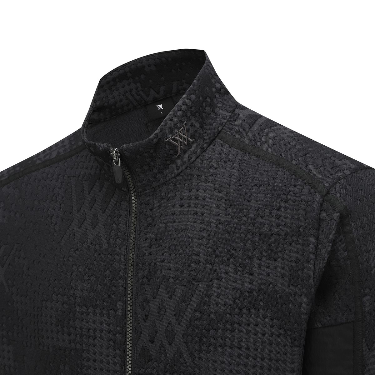 어뉴골프(ANEW GOLF) MEN EMBO JACQUARD JACKET_BK