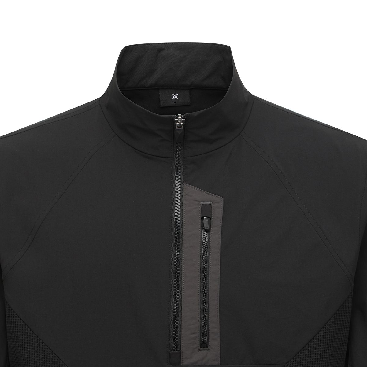 어뉴골프(ANEW GOLF) MEN INCISION ANORAK JACKET_BK