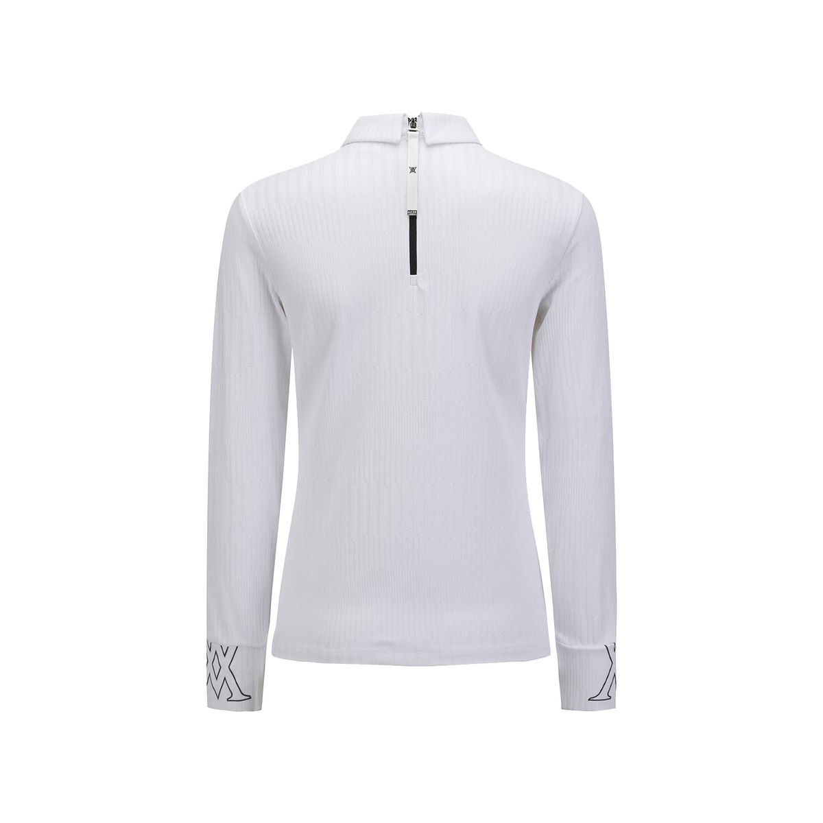 어뉴골프(ANEW GOLF) WOMEN SOLID BACK ZIP LONG T-SHIRT_WH