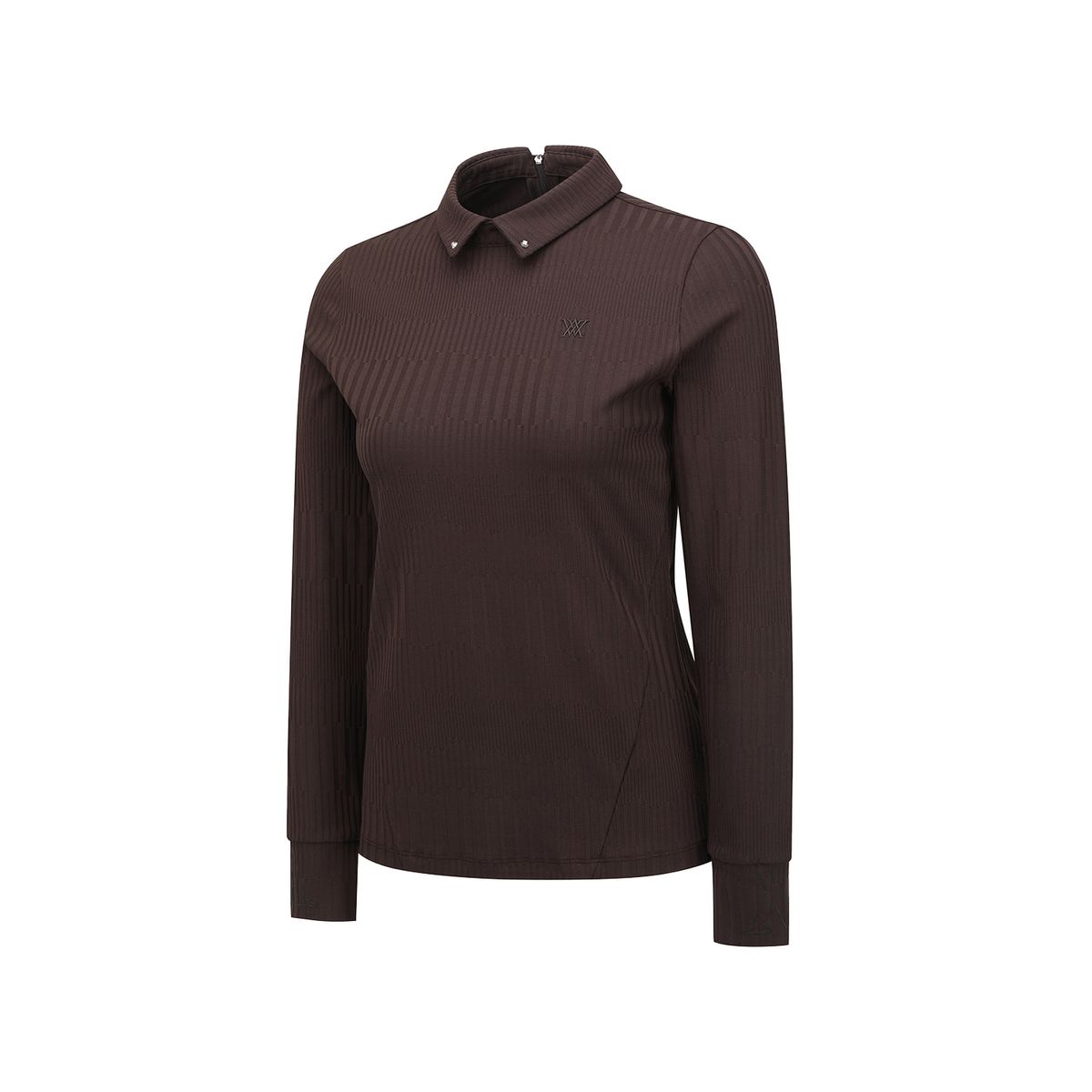어뉴골프(ANEW GOLF) WOMEN SOLID BACK ZIP LONG T-SHIRT_BR