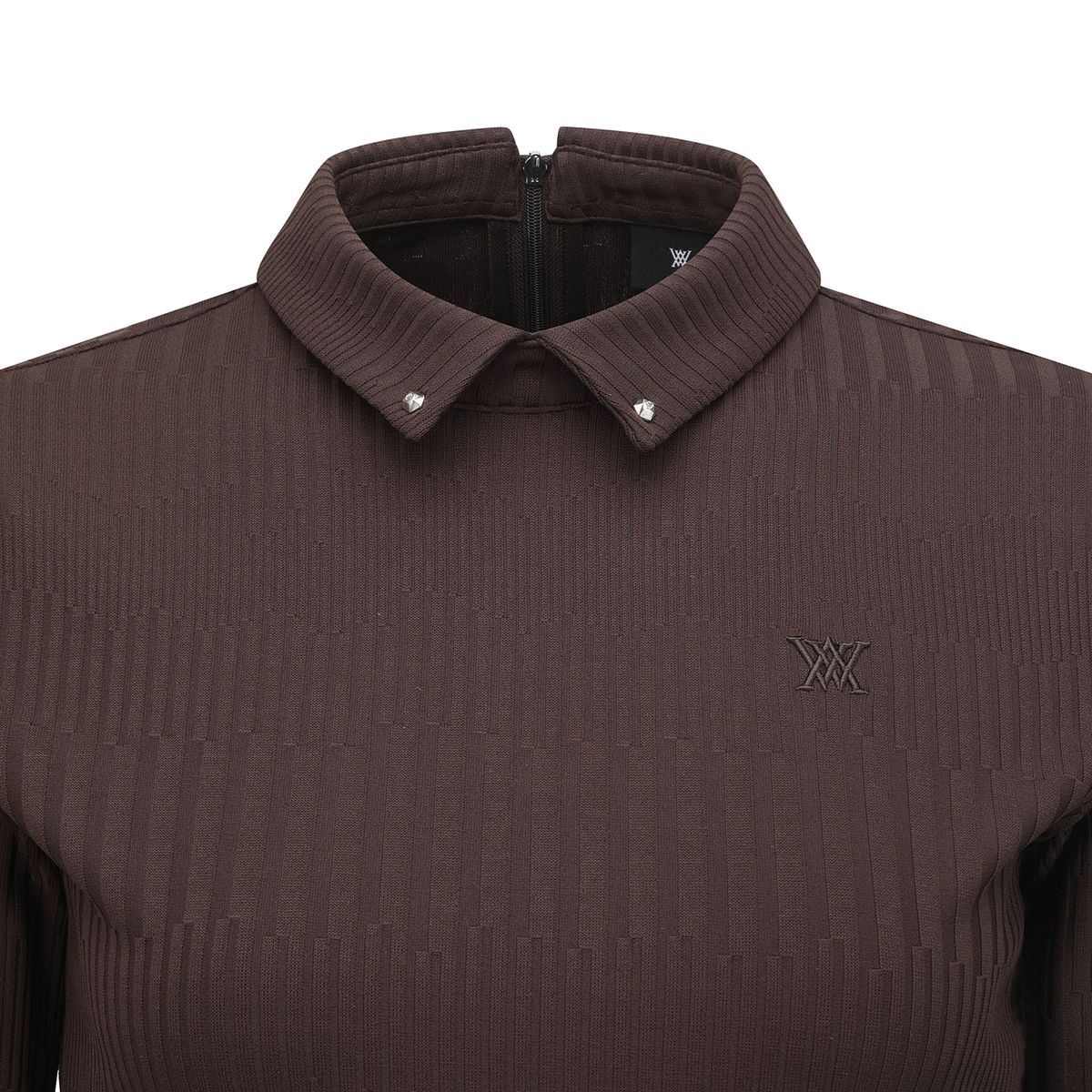 어뉴골프(ANEW GOLF) WOMEN SOLID BACK ZIP LONG T-SHIRT_BR