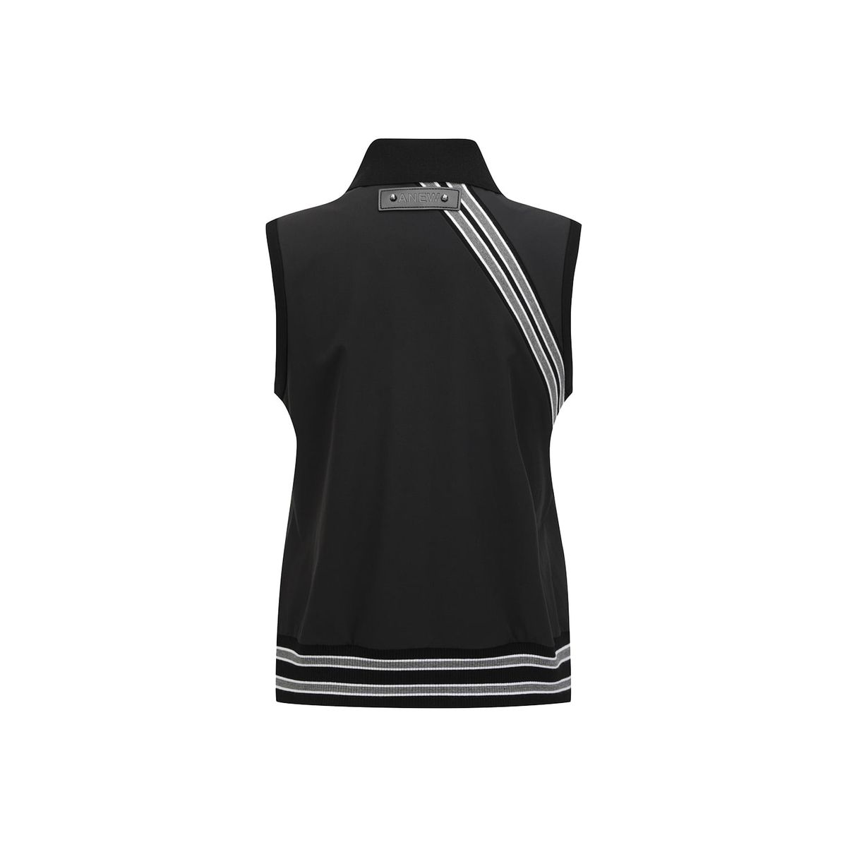 어뉴골프(ANEW GOLF) WOMEN HYBRID KNIT VEST_BK