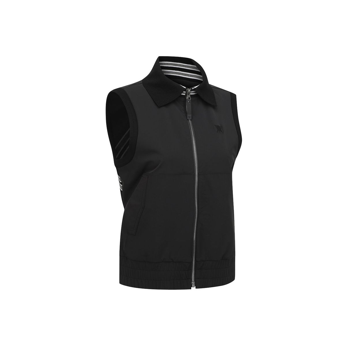 어뉴골프(ANEW GOLF) WOMEN HYBRID KNIT VEST_BK