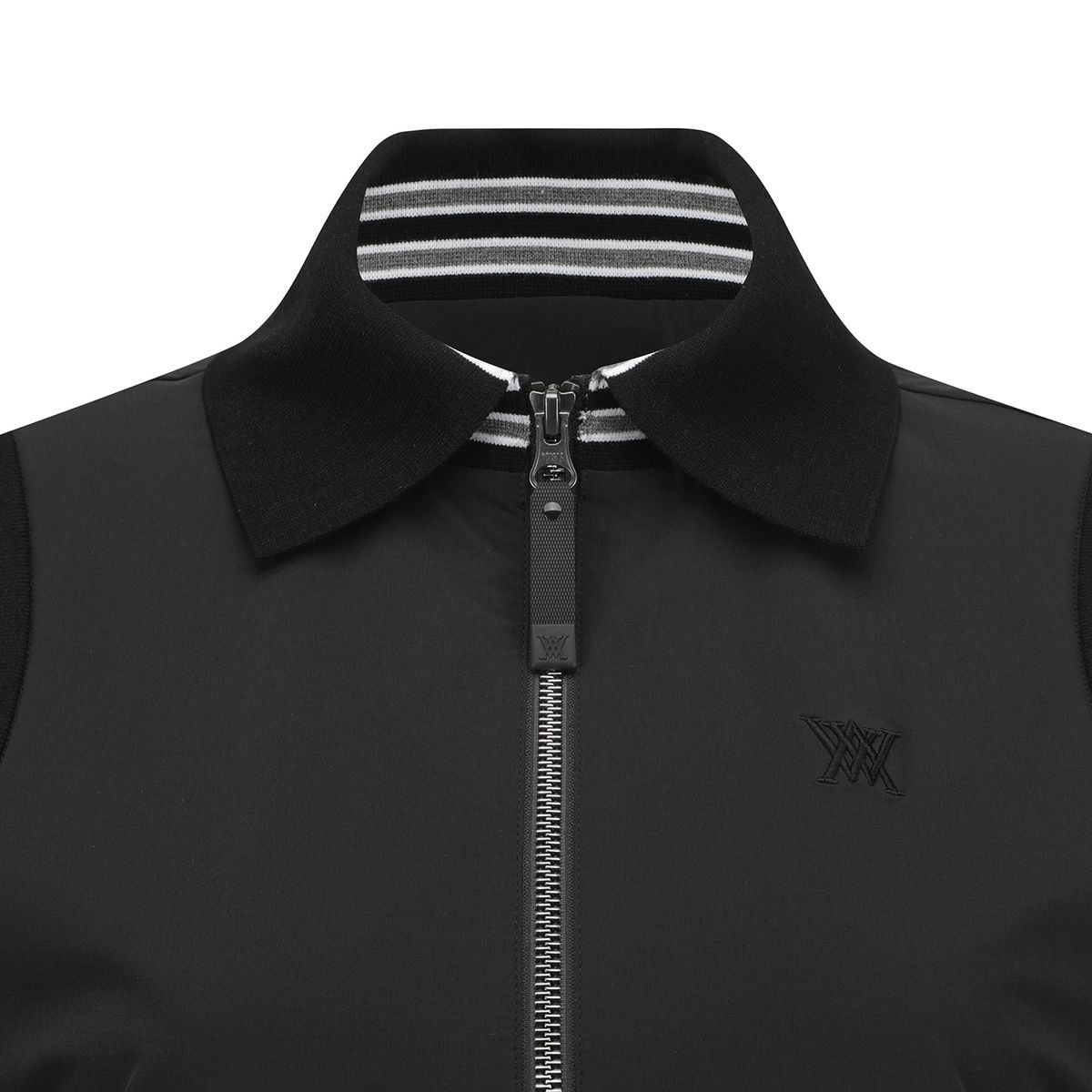 어뉴골프(ANEW GOLF) WOMEN HYBRID KNIT VEST_BK